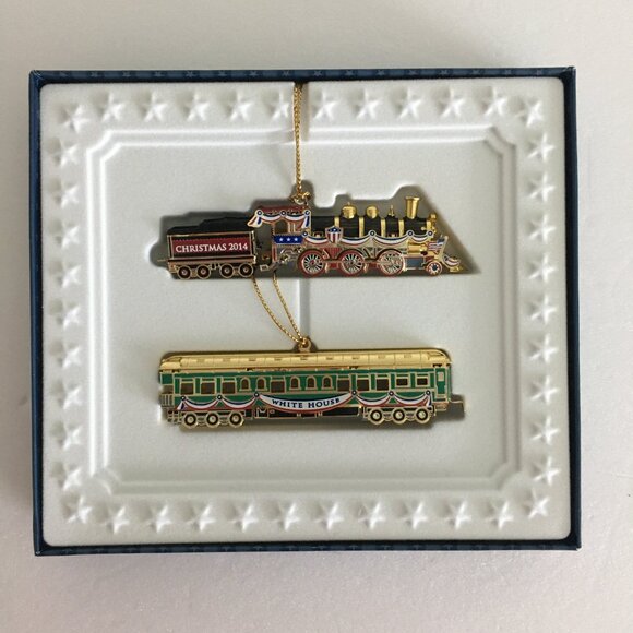 2014 White House Historical Association Christmas Ornament Train NEW! - Picture 1 of 13